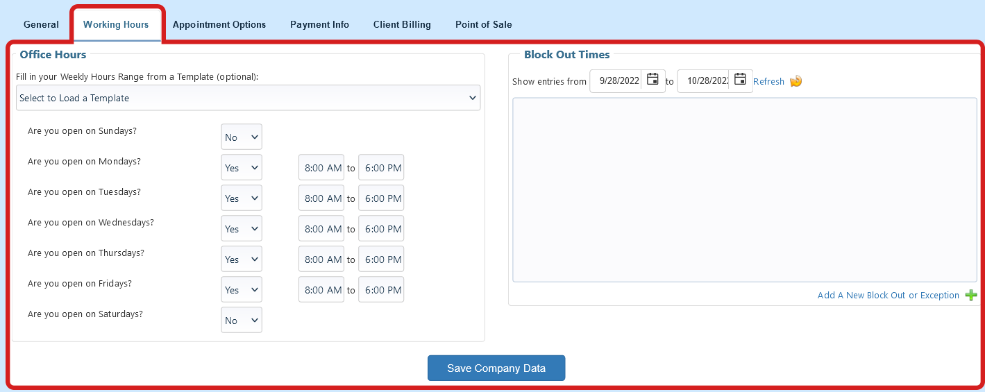 company accounts overview