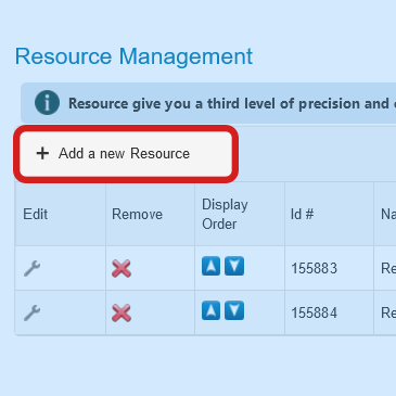 managing resources